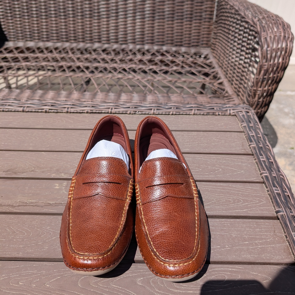 Men's Brown Leather Loafers
